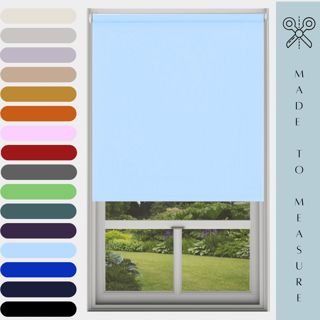 MADE TO MEASURE BLACKOUT ROLLER BLIND EASY FIT MANY SIZE & COLOURS - Picture 13 of 37