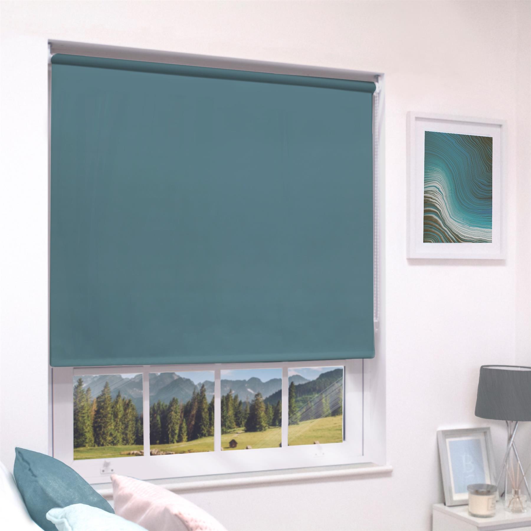 MADE TO MEASURE BLACKOUT ROLLER BLINDS - 100% THERMAL - CUSTOM MADE TO SIZE - Picture 19 of 20