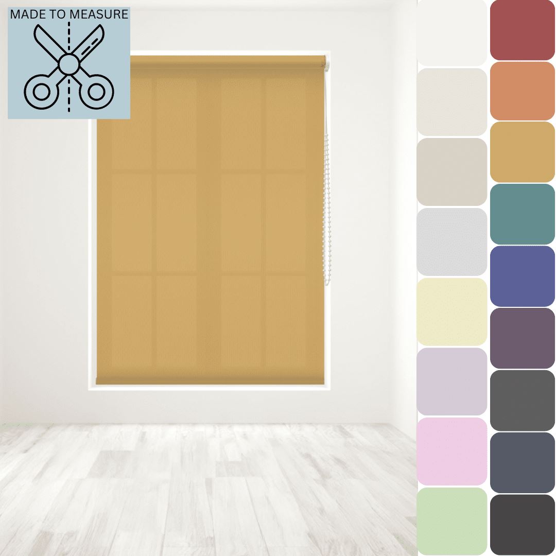 Made To Measure Daylight Straight Edge Plain Roller Blind - Picture 14 of 18