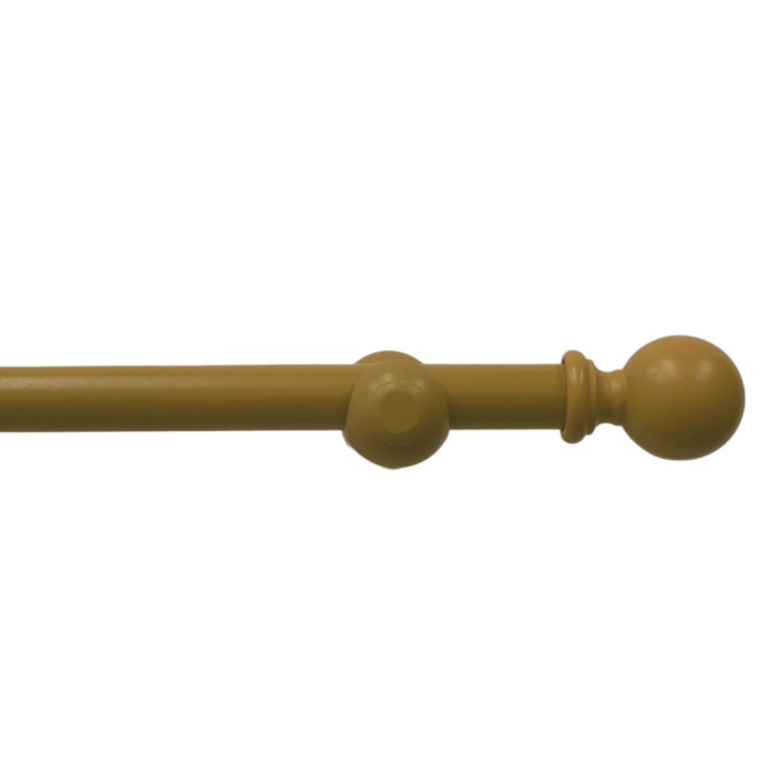 WOODEN CURTAIN POLE EYELET POLE FOR CURTAINS 28MM WOOD POLE WHITE OAK GREY CREAM - Picture 13 of 17