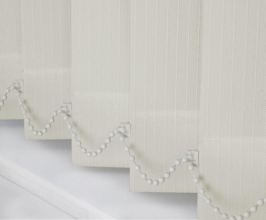 VERTICAL BLINDS COMPLETE SET - BLACKOUT FABRIC HEADRAIL HANGERS WEIGHTS - Picture 5 of 7
