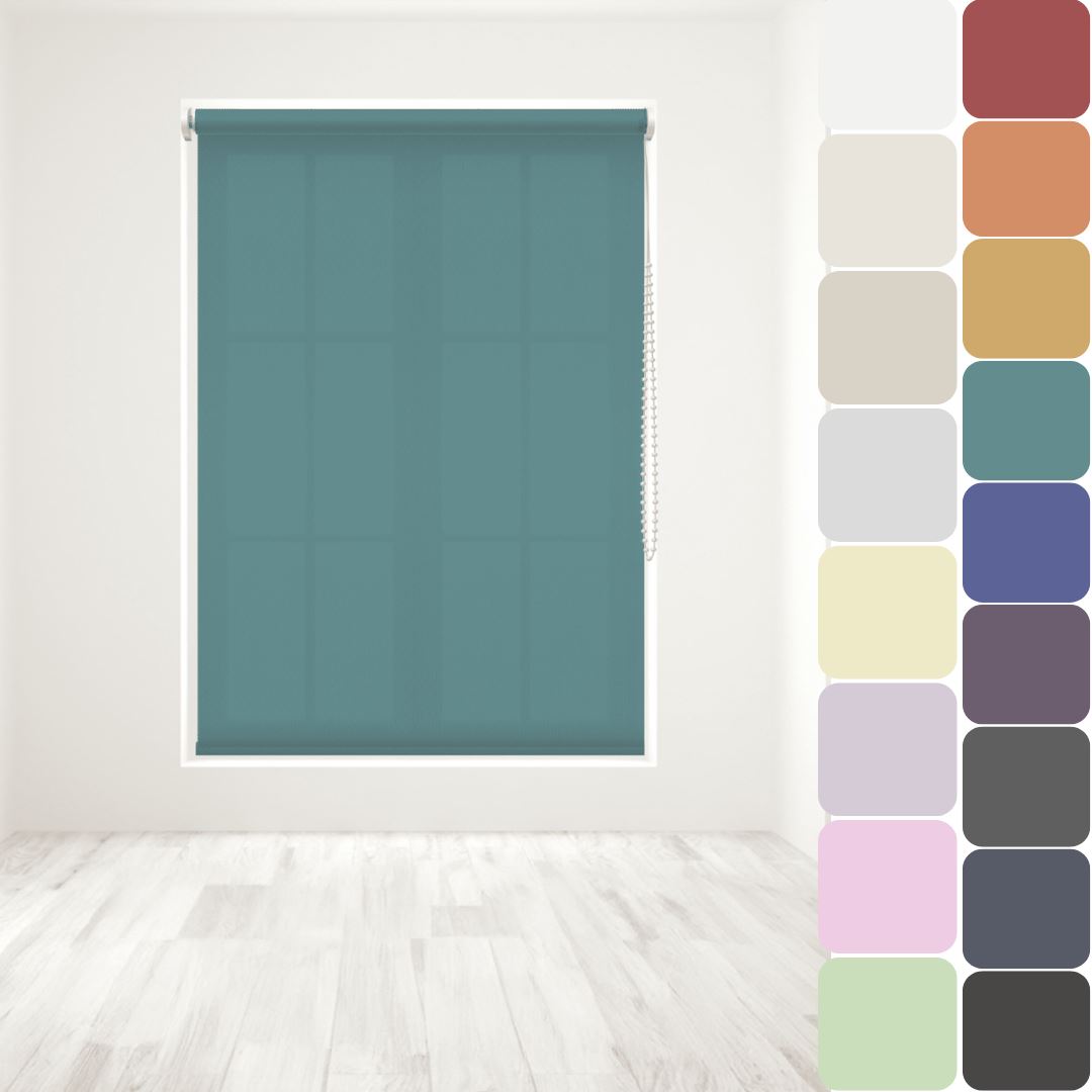 Made To Measure Daylight Straight Edge Plain Roller Blind - Picture 17 of 18