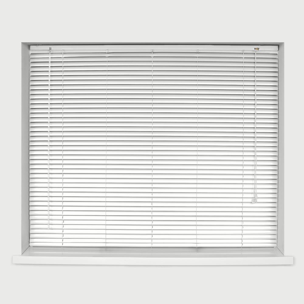MADE TO MEASURE ALUMINIUM VENETIAN BLINDS 25MM BLACK WHITE SILVER - Picture 12 of 13