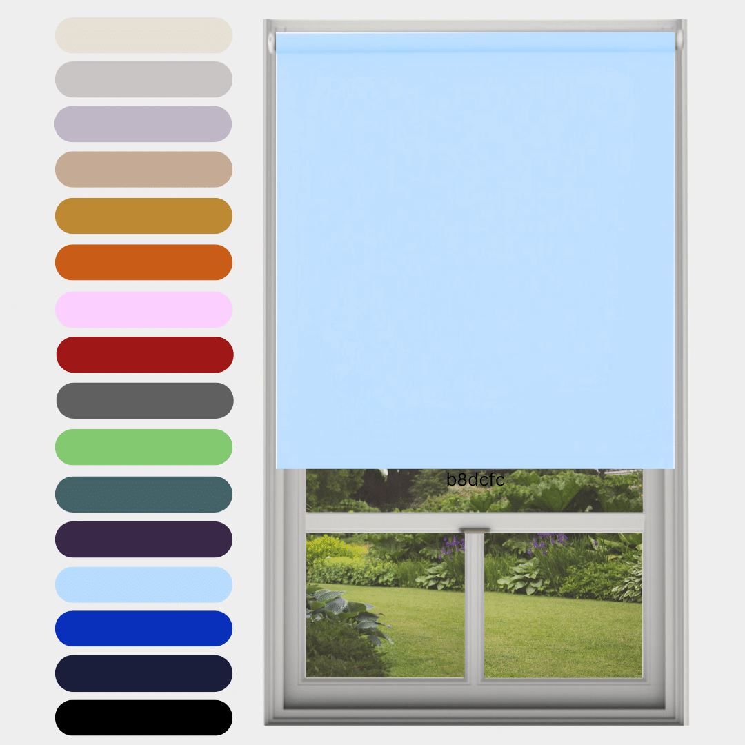 Blackout Roller Blind Many Colours Bedroom, Living Room, Bathroom, Kitchen Blind - Picture 14 of 42