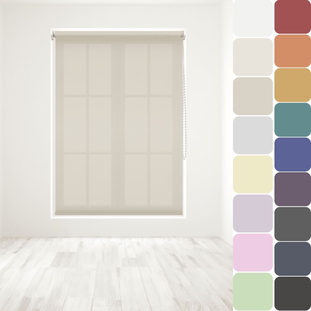 Made To Measure Daylight Straight Edge Plain Roller Blind - Picture 6 of 18