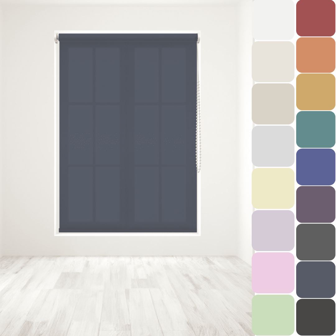 Made To Measure Daylight Straight Edge Plain Roller Blind - Picture 13 of 18