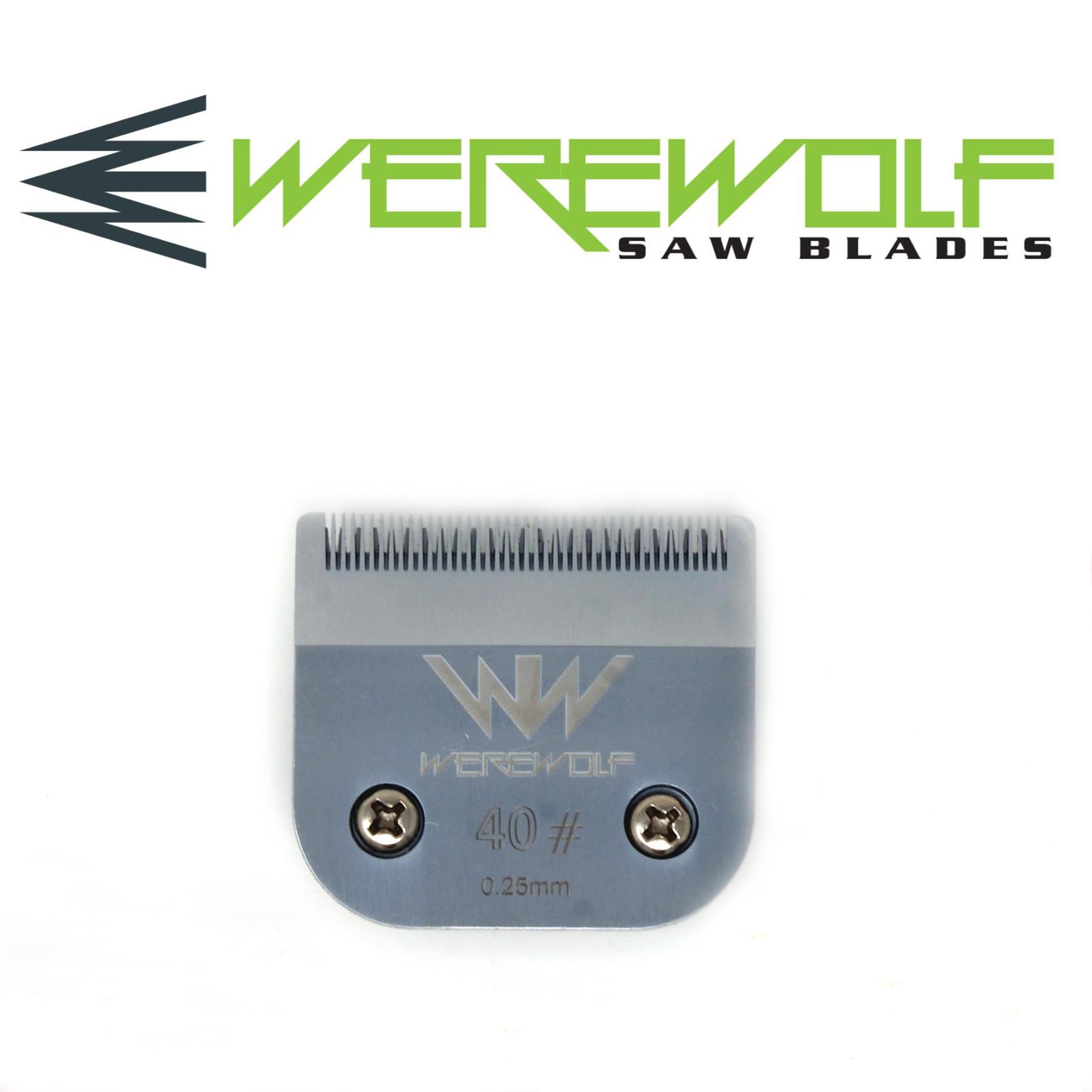 Werewolf Professional Dog Cat Pet Clipper Blades Fits Oster, Andis