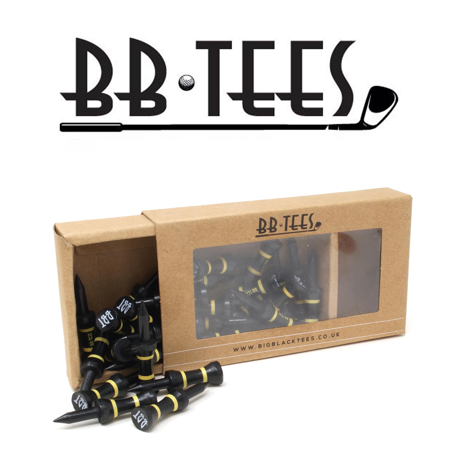 BB Tees Various Bamboo Golf Castle Tee 5mm - 50mm total Biodegradable - Picture 15 of 23