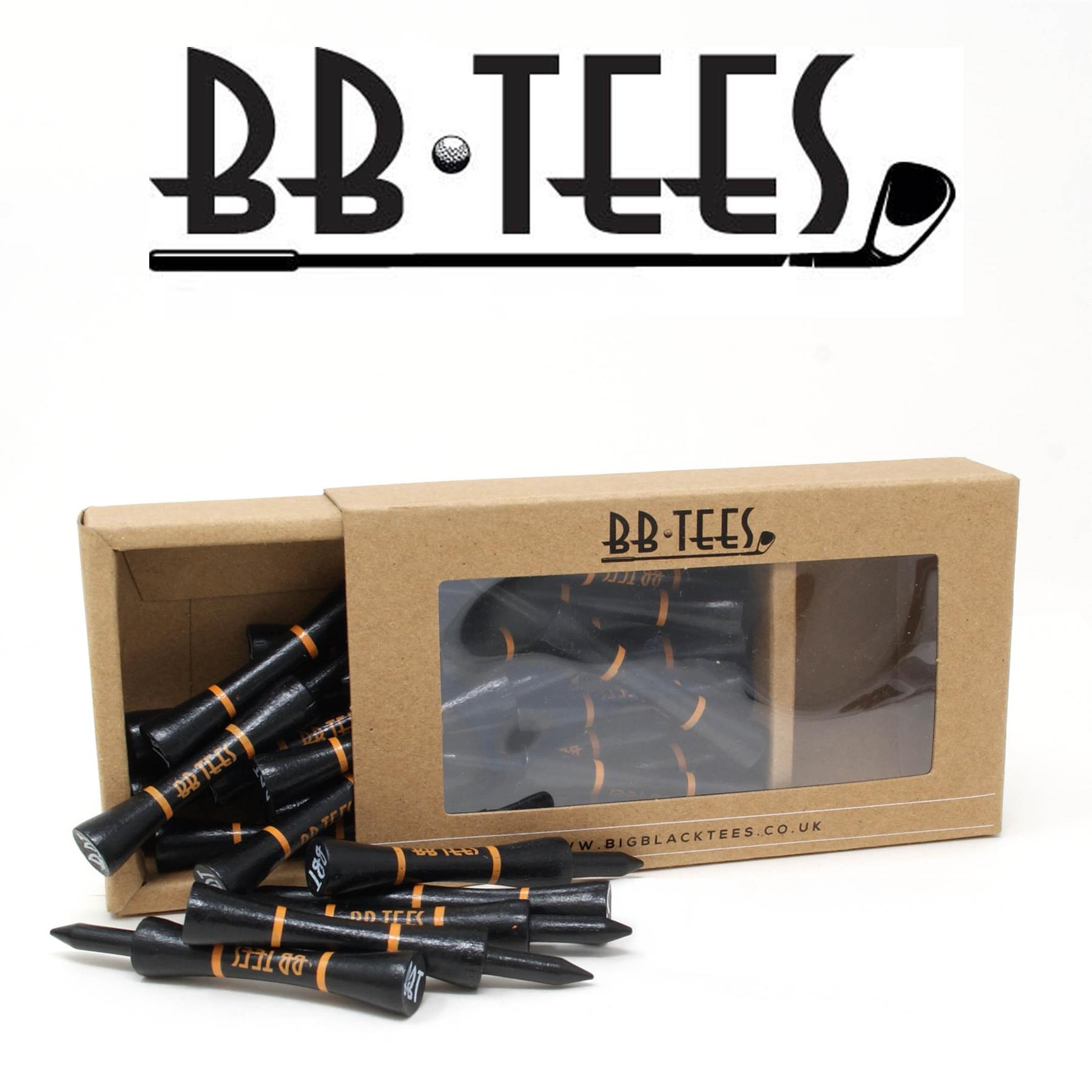 BB Tees Various Bamboo Golf Castle Tee 5mm - 50mm total Biodegradable - Picture 6 of 23