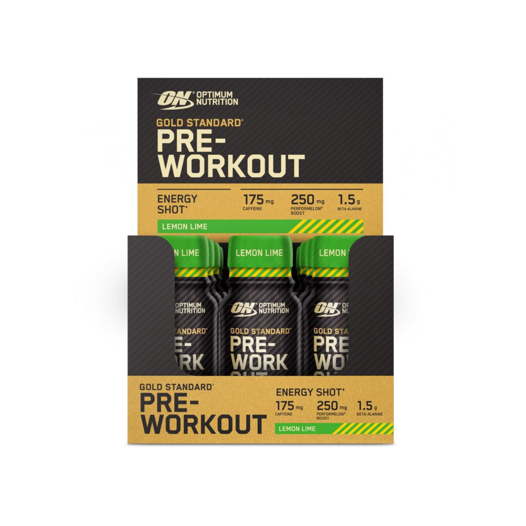OPTIMUM NUTRITION GOLD Standard PreWorkout Shot Energy Supplement 60ml