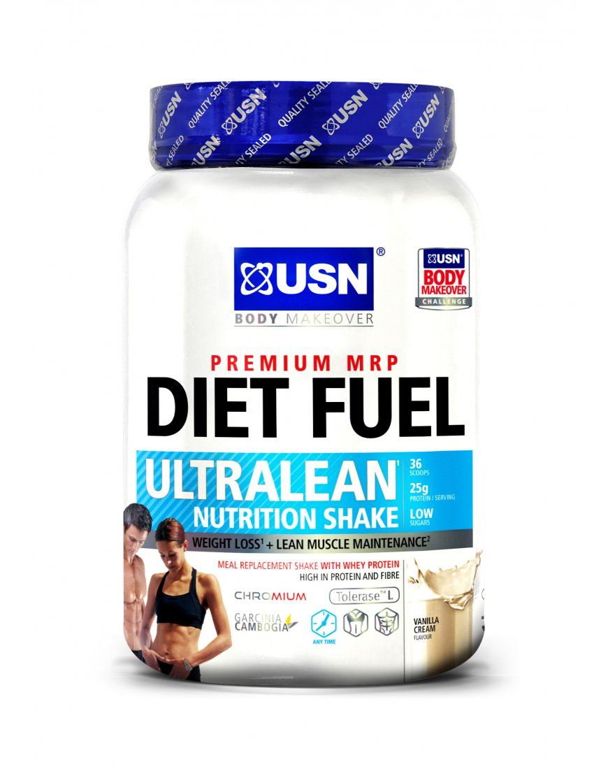 USN Diet Fuel Ultralean Whey Protein Meal Replacement Weight Loss Shake