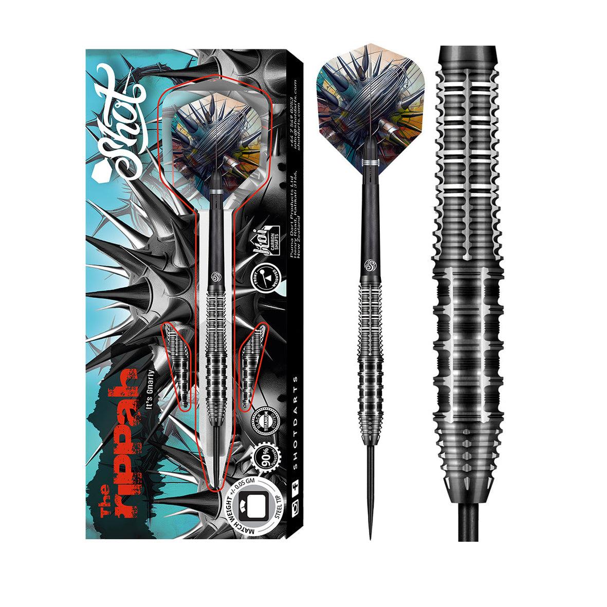 Shot Gnarly Rippah 90% Tungsten Steel Tip Darts - Bild 3 von 6