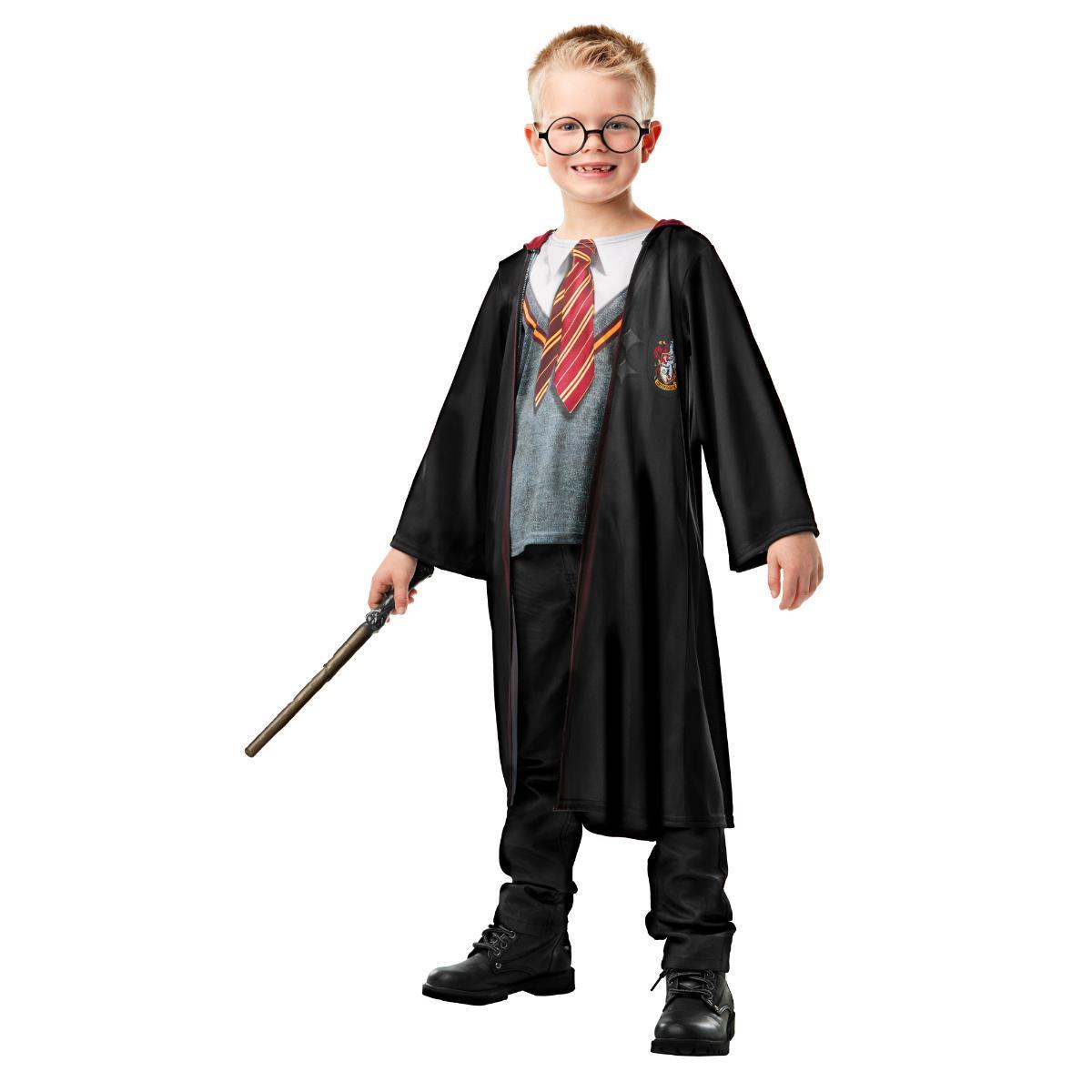 Rubies - Harry Potter Gryffindor Robe, Wand and Glasses - Child