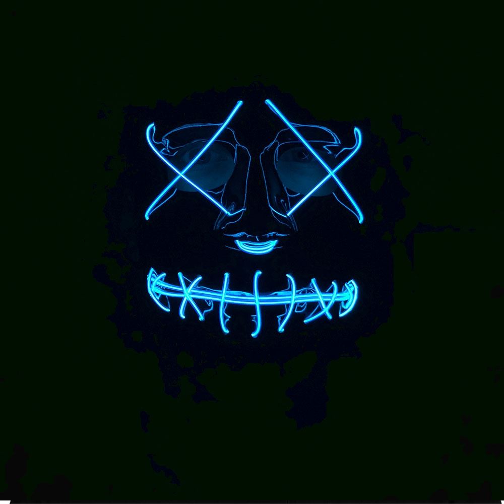 Wicked Costumes Neon Light Up Mask MK-989X