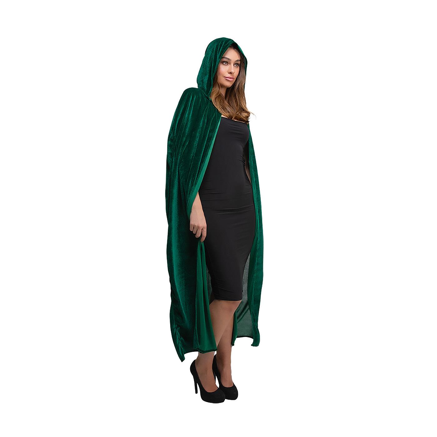 Wicked Costumes - Velvet Hooded Cloak - Adult - Picture 3 of 11