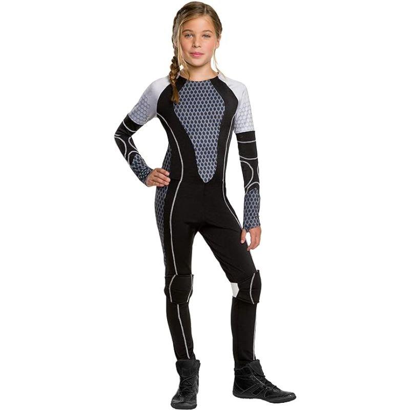Rubie's Katniss Everdeen The Hunger Games Girl's Fancy Dress Costume - Picture 3 of 3