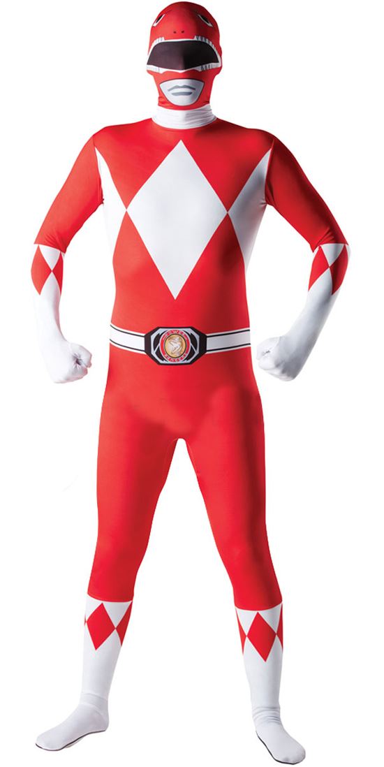 Mens 2nd Skin Superhero Full Body Suit Bodysuit Fancy Dress Costume