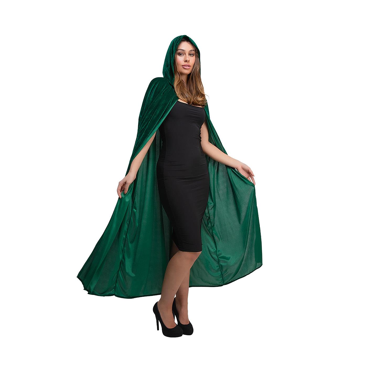 Wicked Costumes - Velvet Hooded Cloak - Adult - Picture 2 of 11