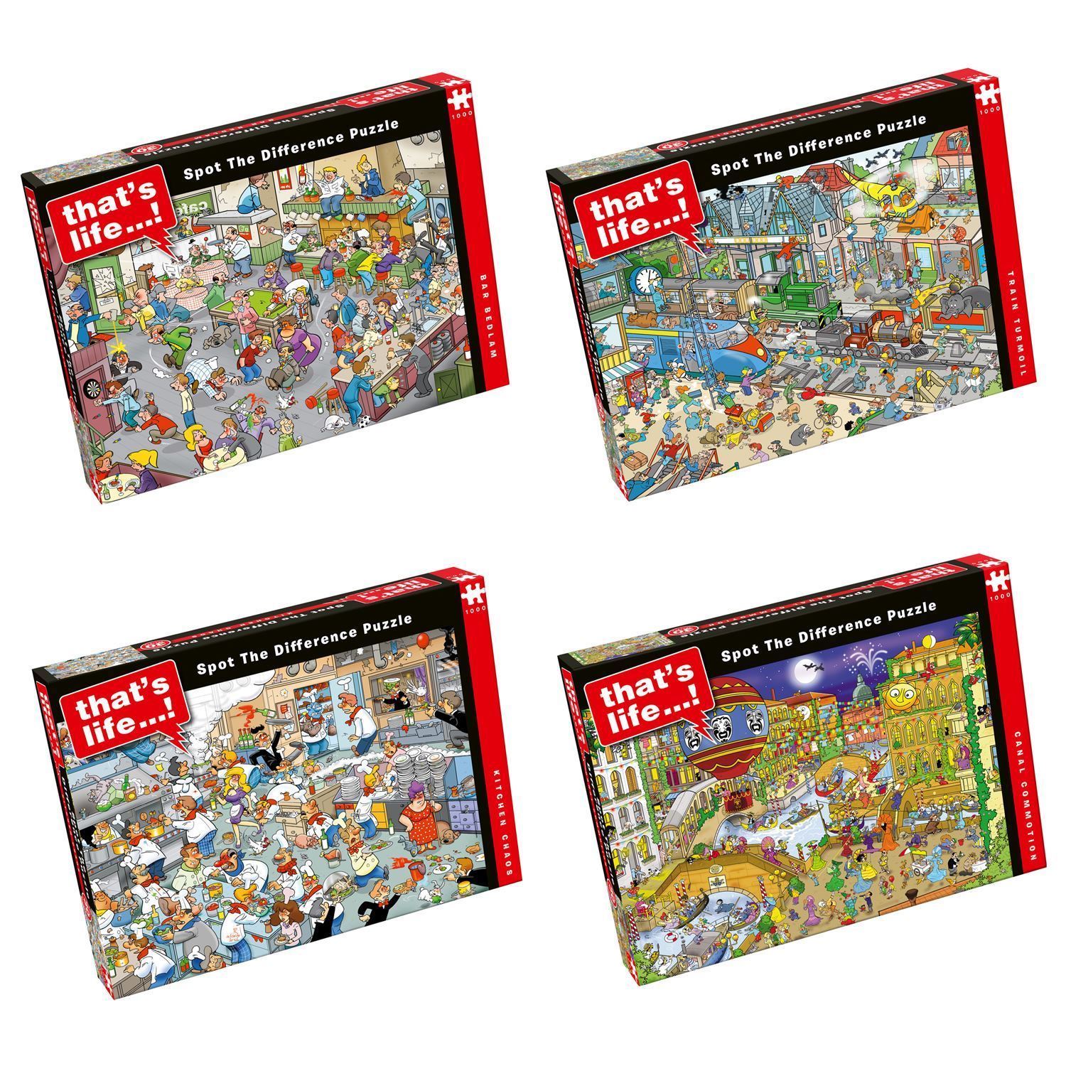 That's Life Spot The Difference Jigsaw Puzzles 1000 Piece eBay