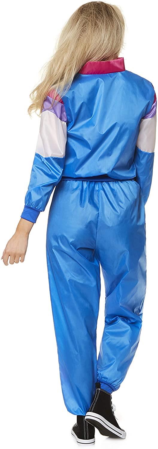 Ladies Shell Suit Costume 80s 90s 