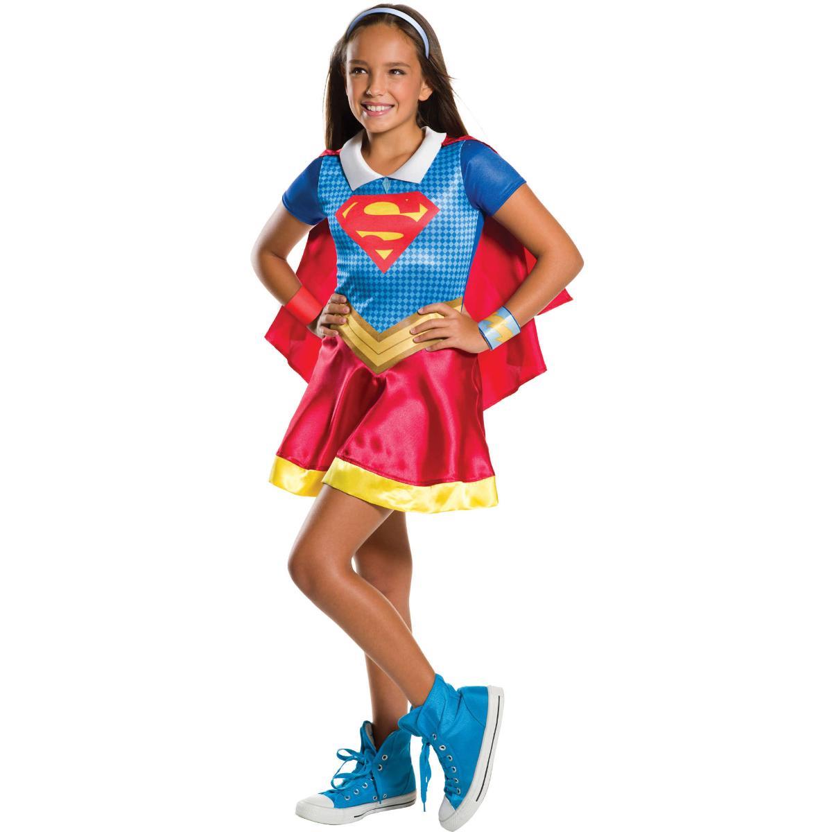 Rubies Supergirl Girl's Fancy Dress Costume - Picture 2 of 4