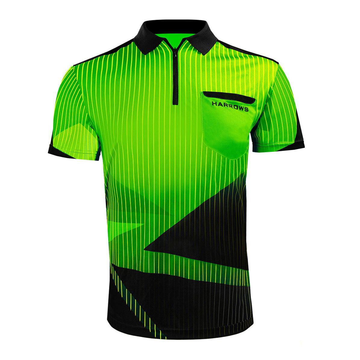 Harrows Darts Shard Darts Shirt - Green - Picture 4 of 10