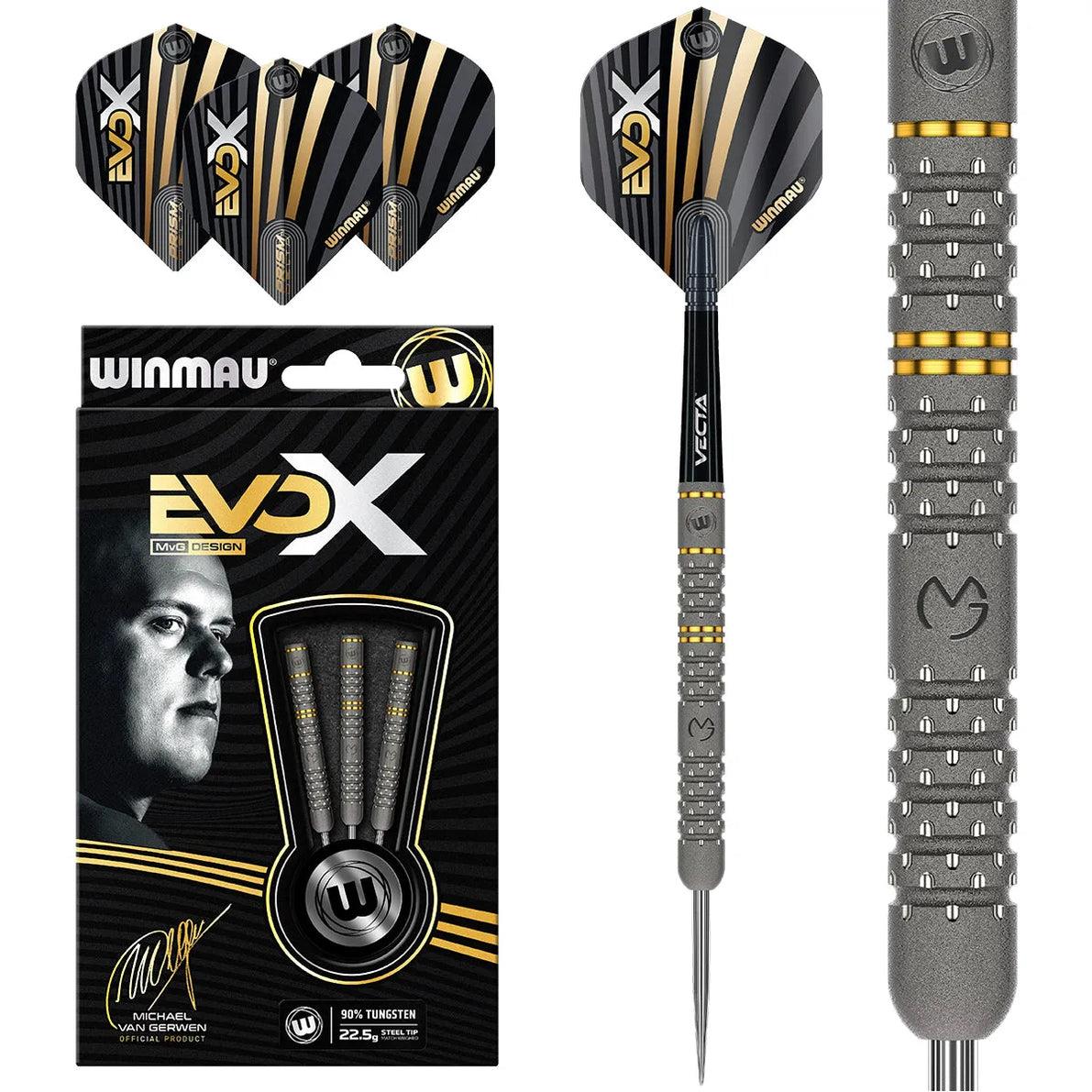 Winmau Michael Van Gerwen MVG Evo-X 90% Steel Tip Darts - Picture 8 of 8
