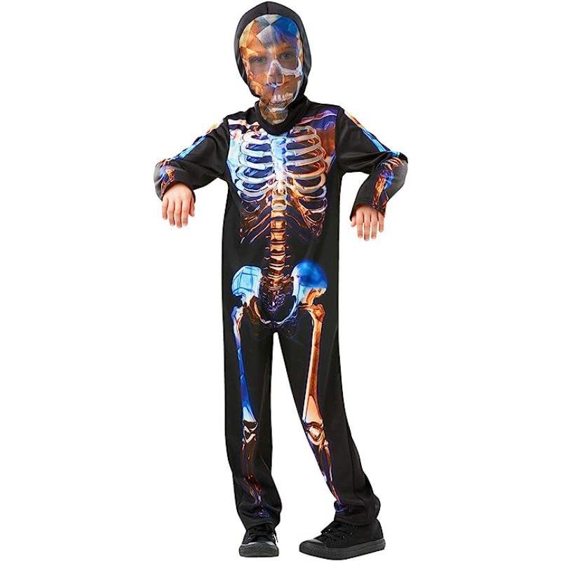 Vestido de fantasía de Halloween para niños Rubie's Skeleton Brilla en la oscuridad - Imagen 4 de 6