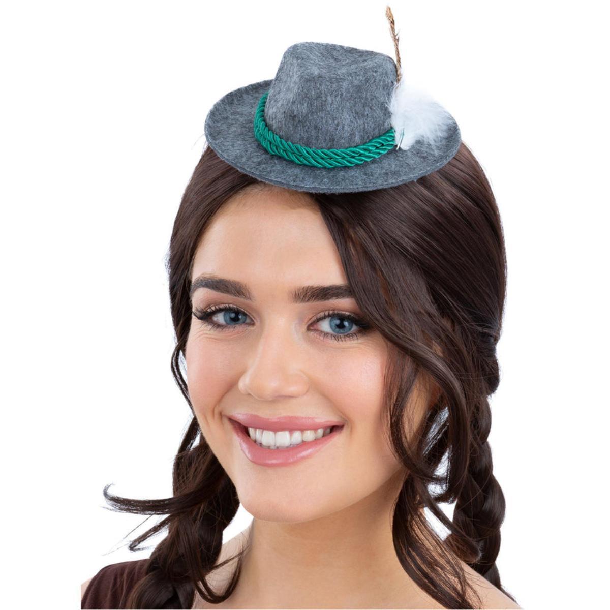 Smiffys - Mini sombrero Trenker bávaro - Adultos - Imagen 4 de 4