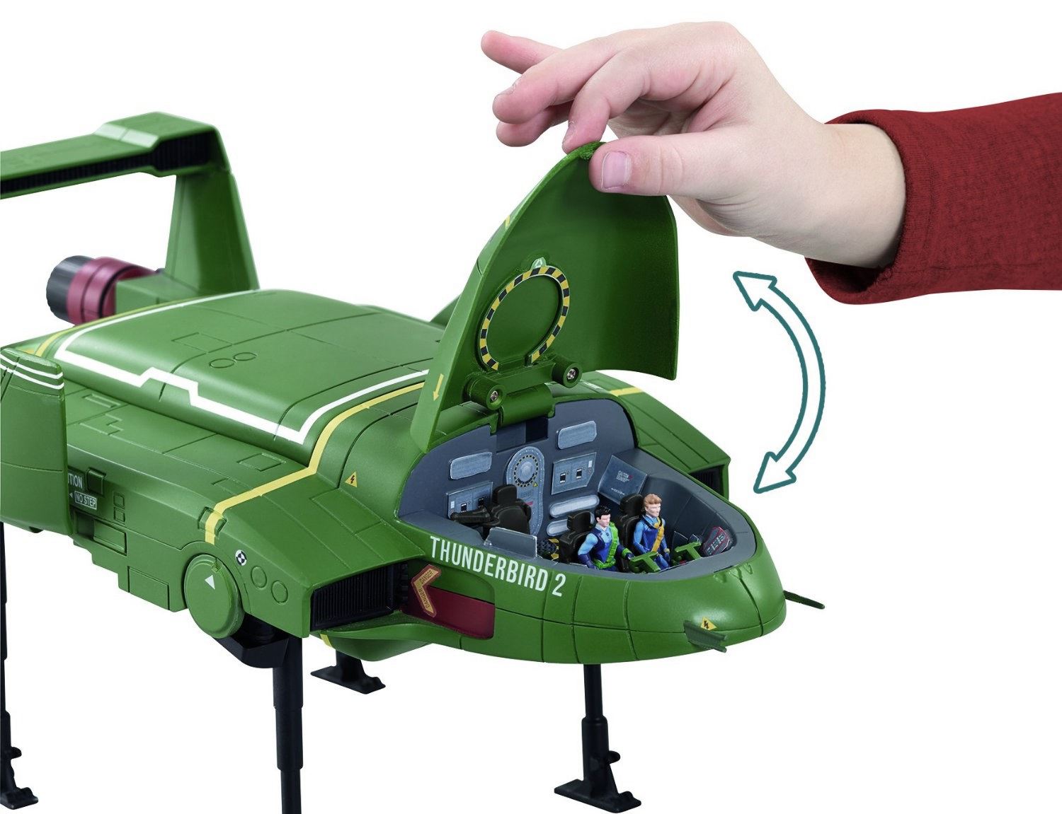 Thunderbirds Are Go Thunderbird 2 & 4 Supersize Vehicle Toy Playset
