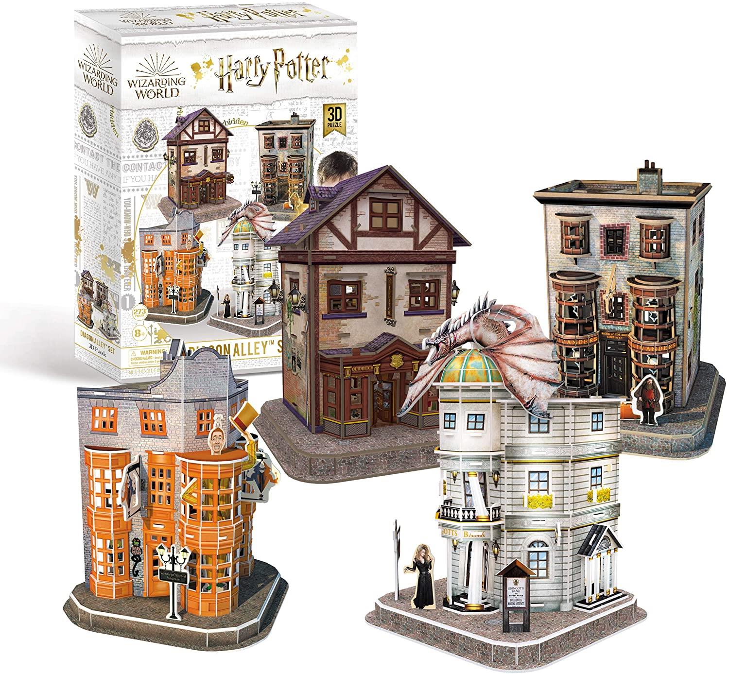 HARRY POTTER 3D Puzzles Jigsaw Official Hogwarts Castle, Train, Diagon