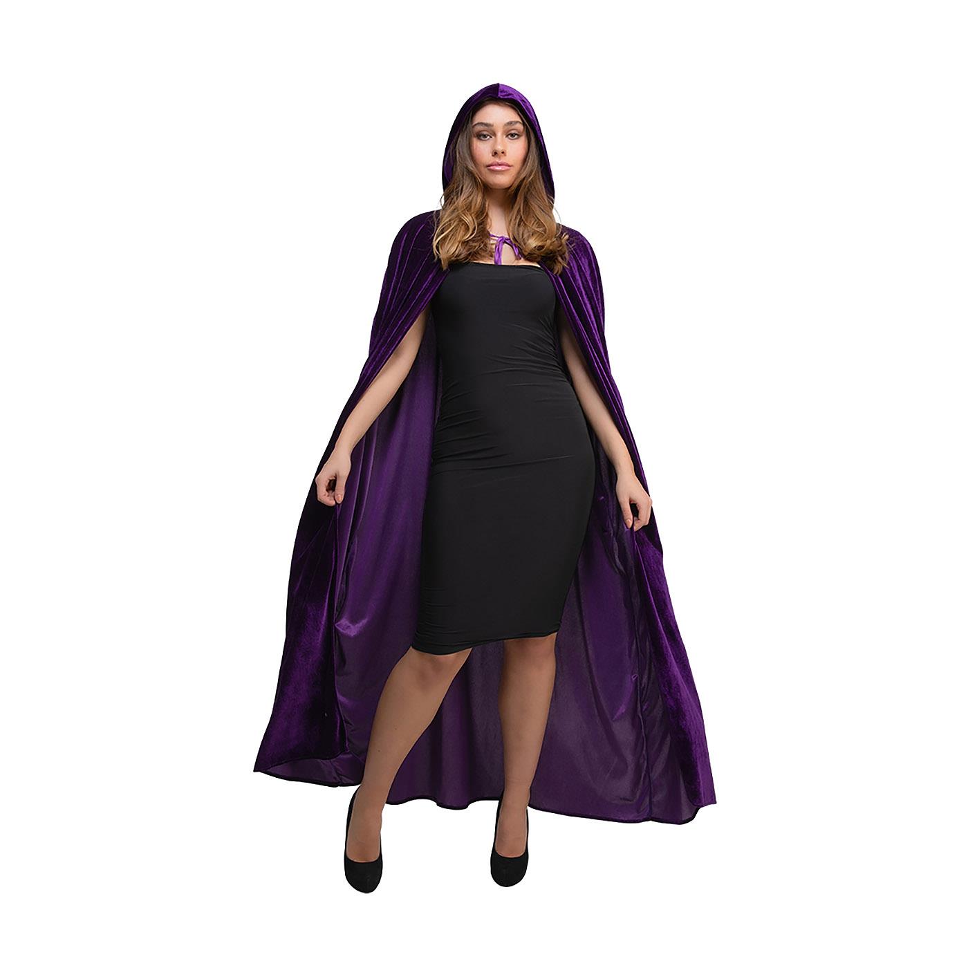 Wicked Costumes - Velvet Hooded Cloak - Adult - Picture 9 of 11