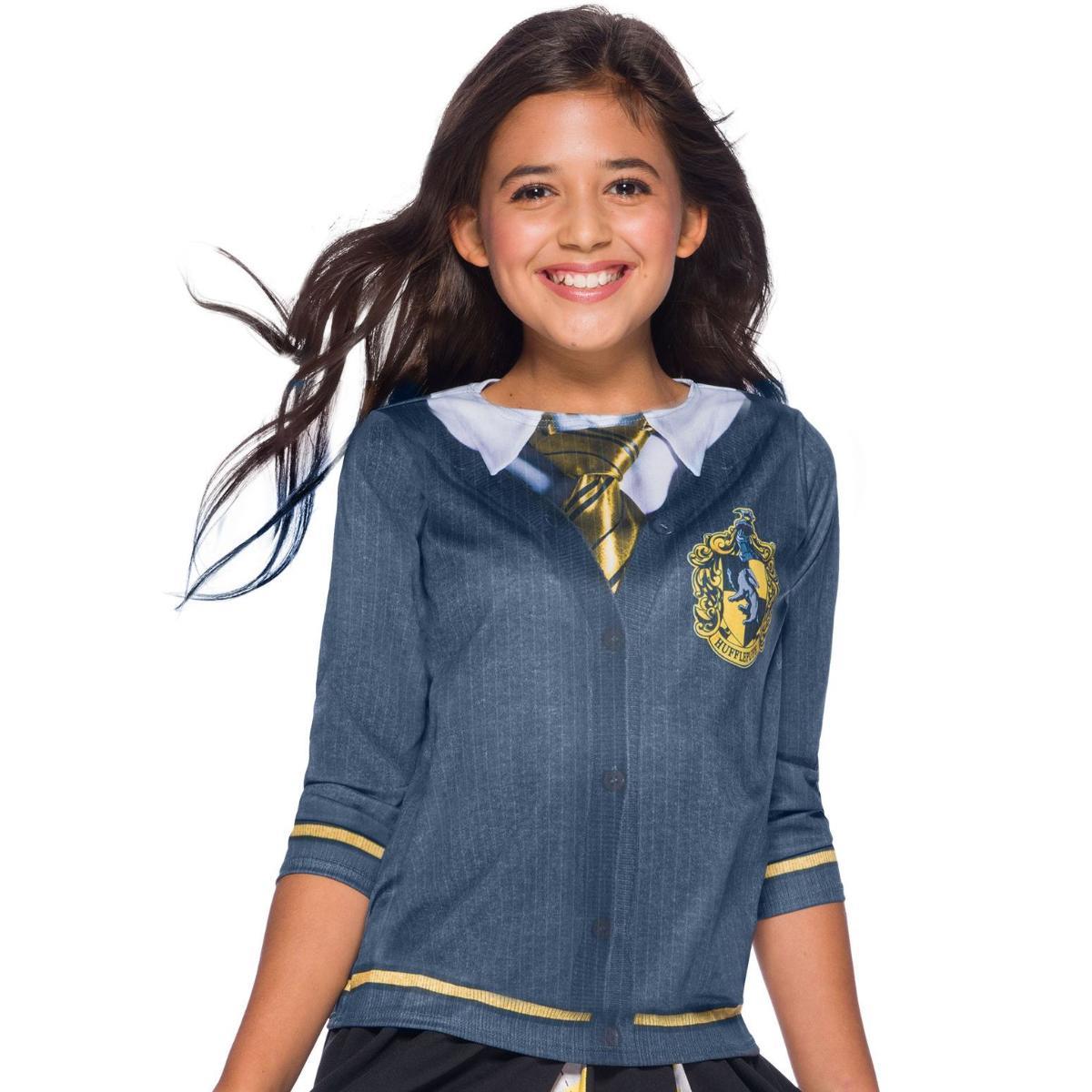 Rubíes Harry Potter Hufflepuff Casa Niños Vestido Elegante Disfraz Top - Imagen 4 de 5