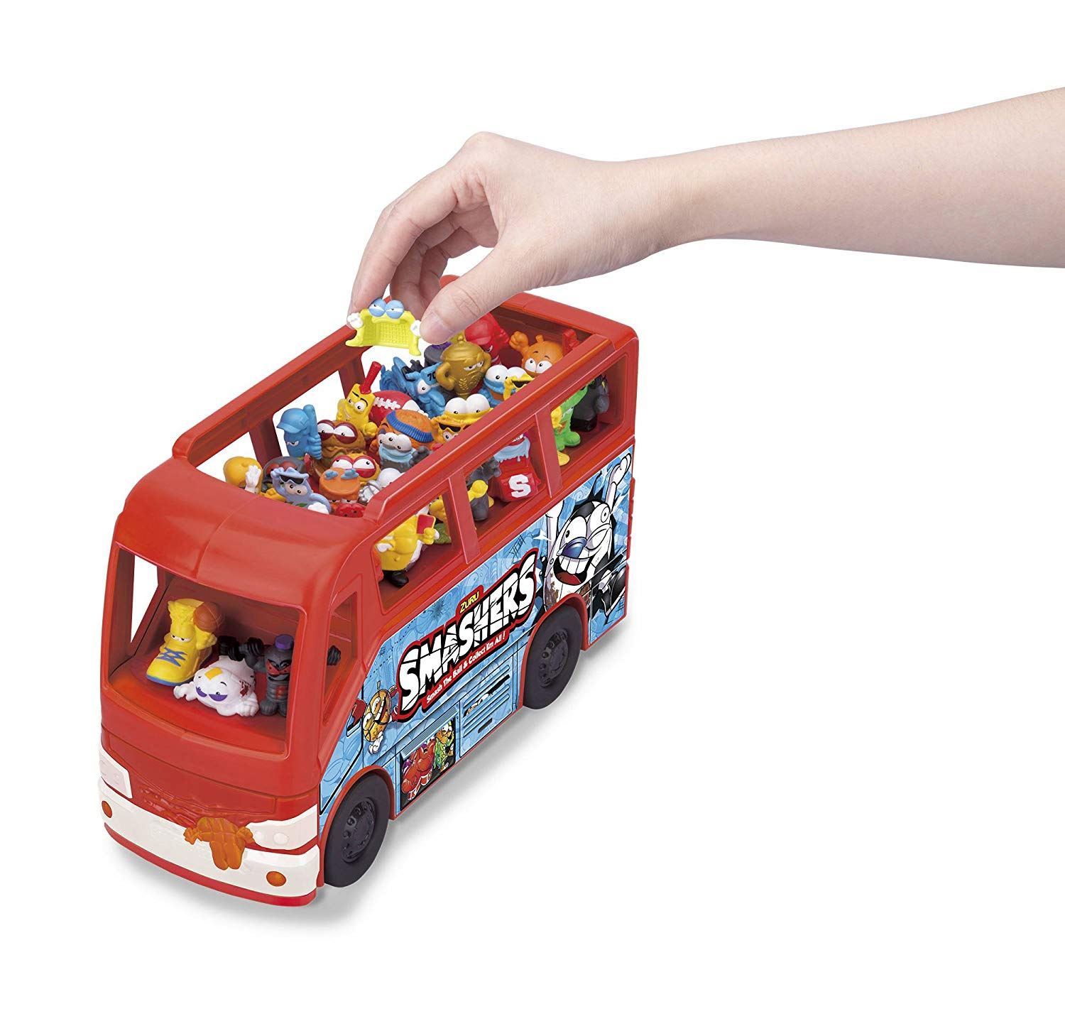 Speelgoed en spellen Smashers Smash Football Team Bus With 2 Speelgoed en spellen Smashers Smash Football Team Bus With 2