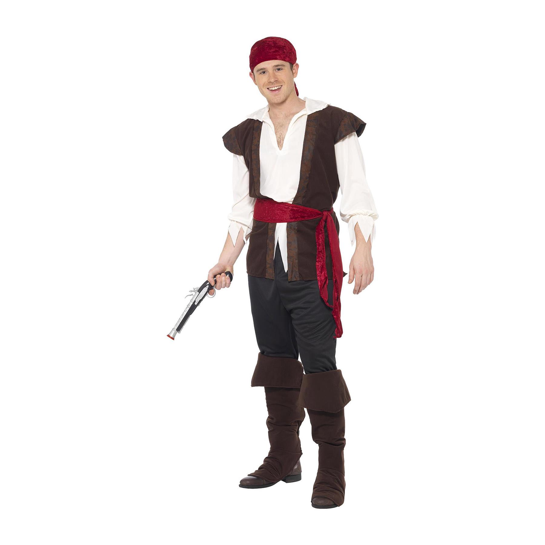 Smiffys - Disfraz de compañero de cubierta pirata - Hombre - Imagen 4 de 4