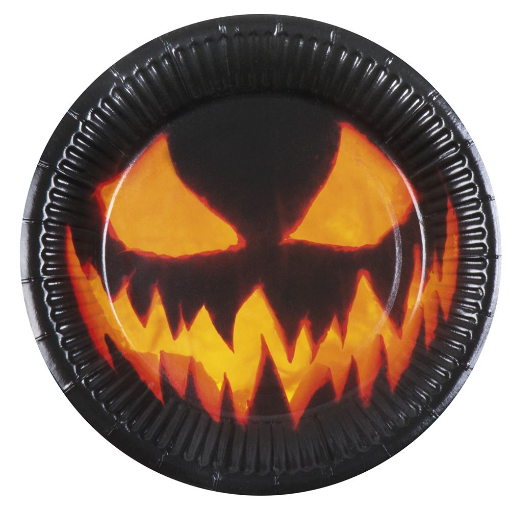 Boland Creepy Pumpkin Halloween Tableware & Party Decorations - Picture 3 of 19