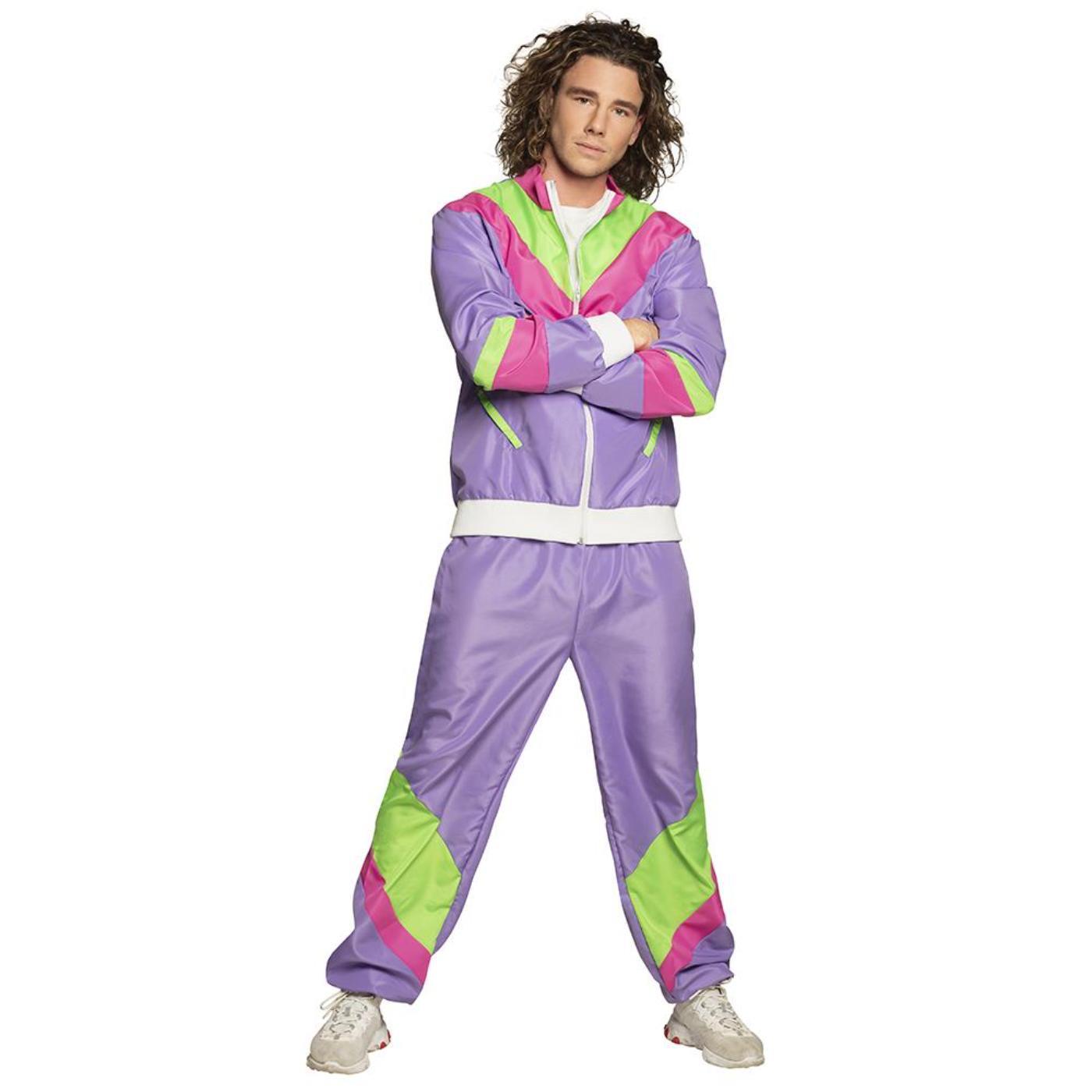 Boland - Retro Dude Shell Suit Costume - Men - Picture 8 of 8