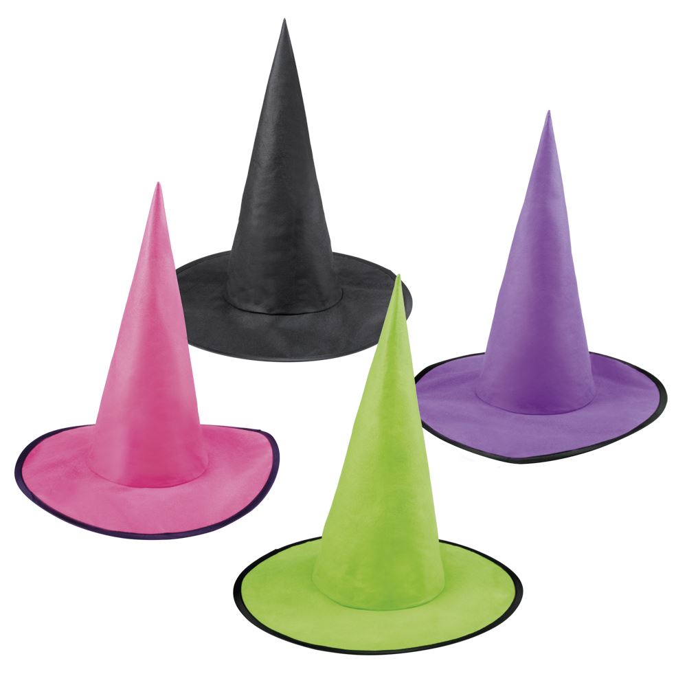 Girls Pointed Witch Hat Halloween Fancy Dress Costume Accessory