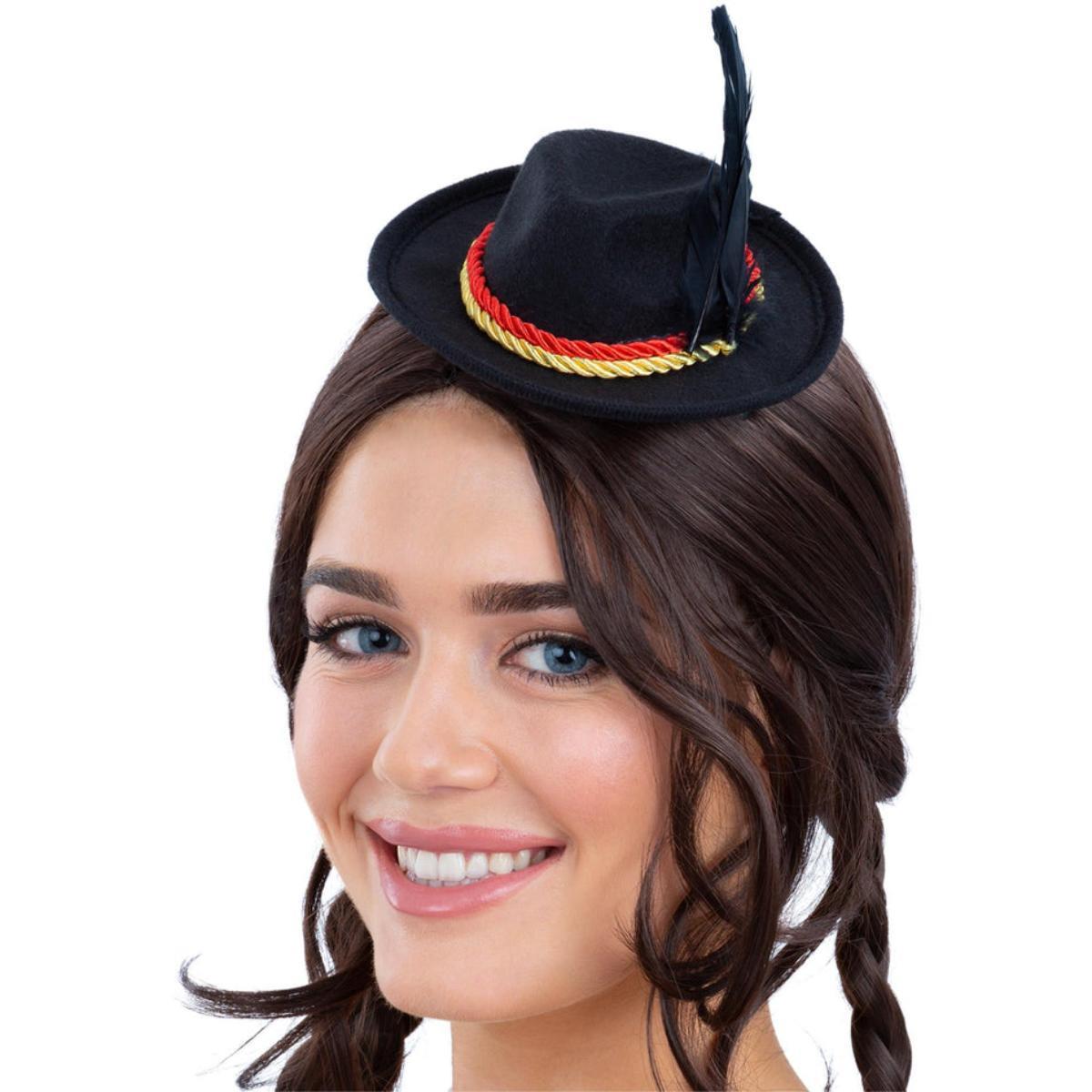 Smiffys - Mini sombrero Trenker bávaro - Adultos - Imagen 2 de 4