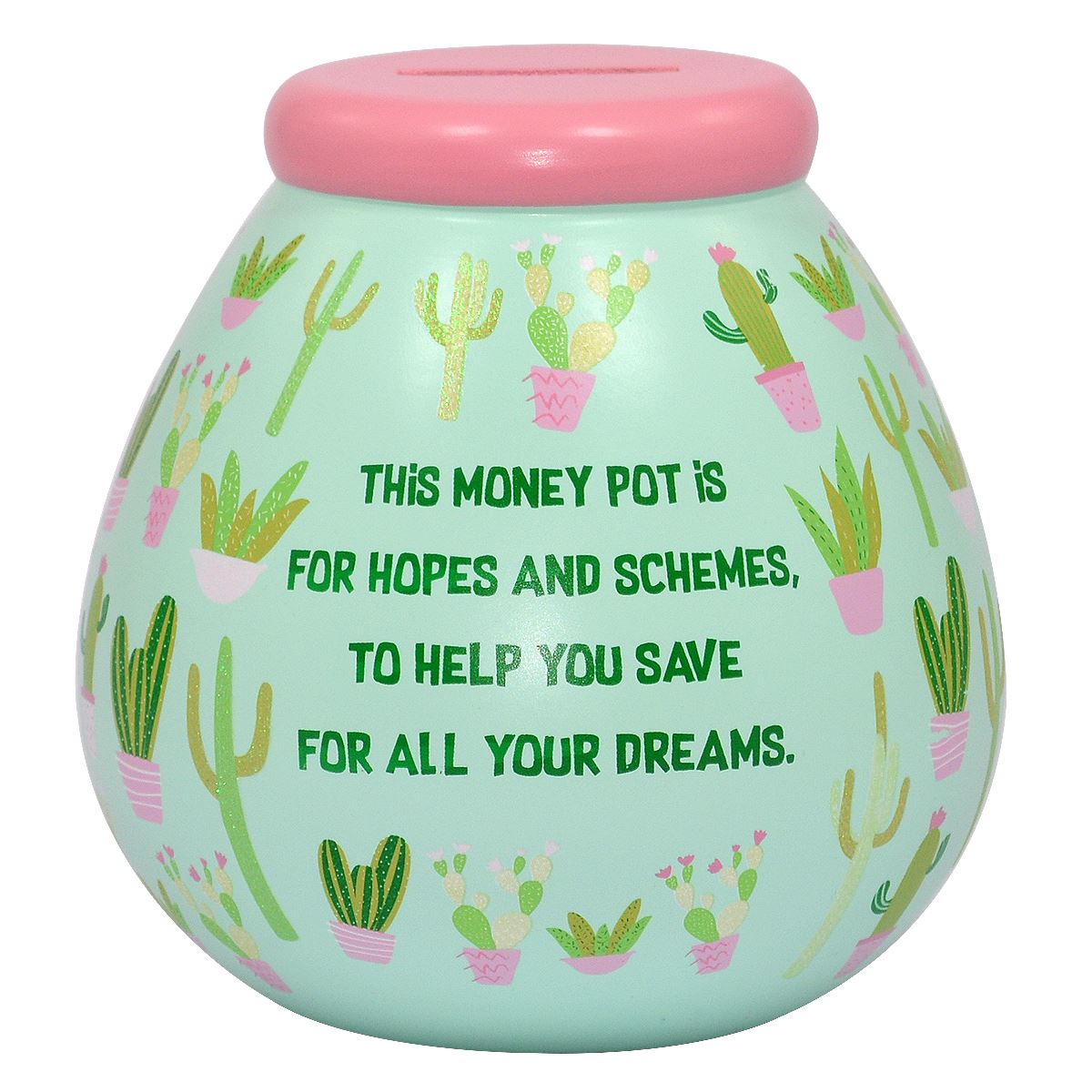 Pots Of Dreams Ceramic Money Box Pot Savings Fund Save Coins Piggy Bank