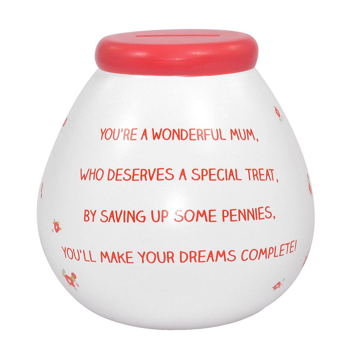 Pot Of Dreams Ceramic Money Box Pots Savings Fund Save Coins Piggy Bank