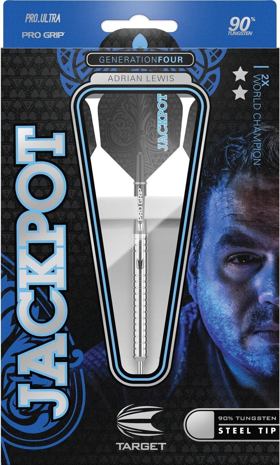 Target Darts Adrian Lewis Gen 4 Steel 90% Tungsten Tip Darts | eBay UK