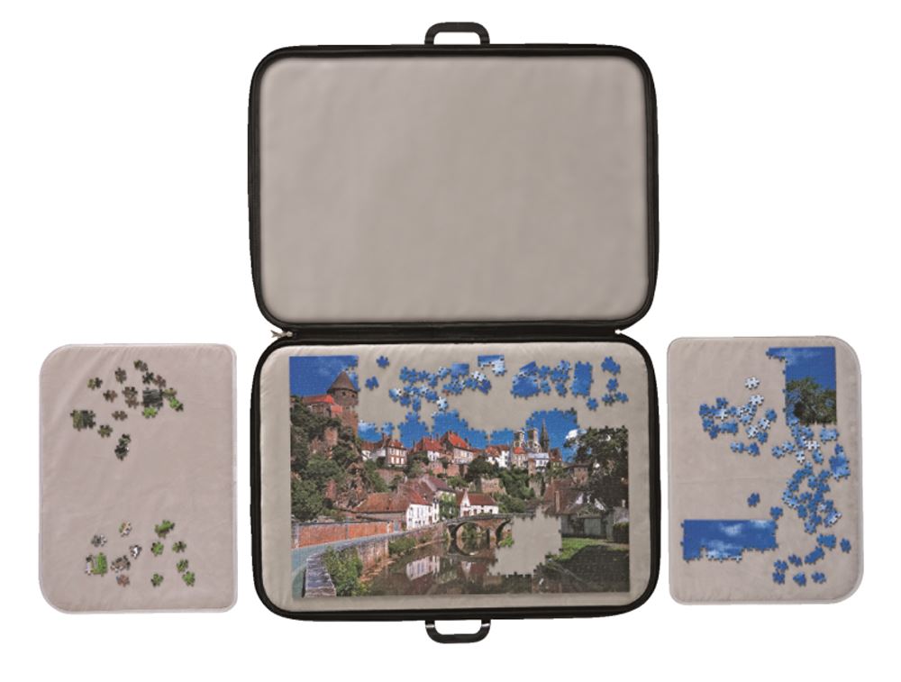 Puzzle Mates Portapuzzle Deluxe 1000 Piece Jumbo Jigsaw Board Storage