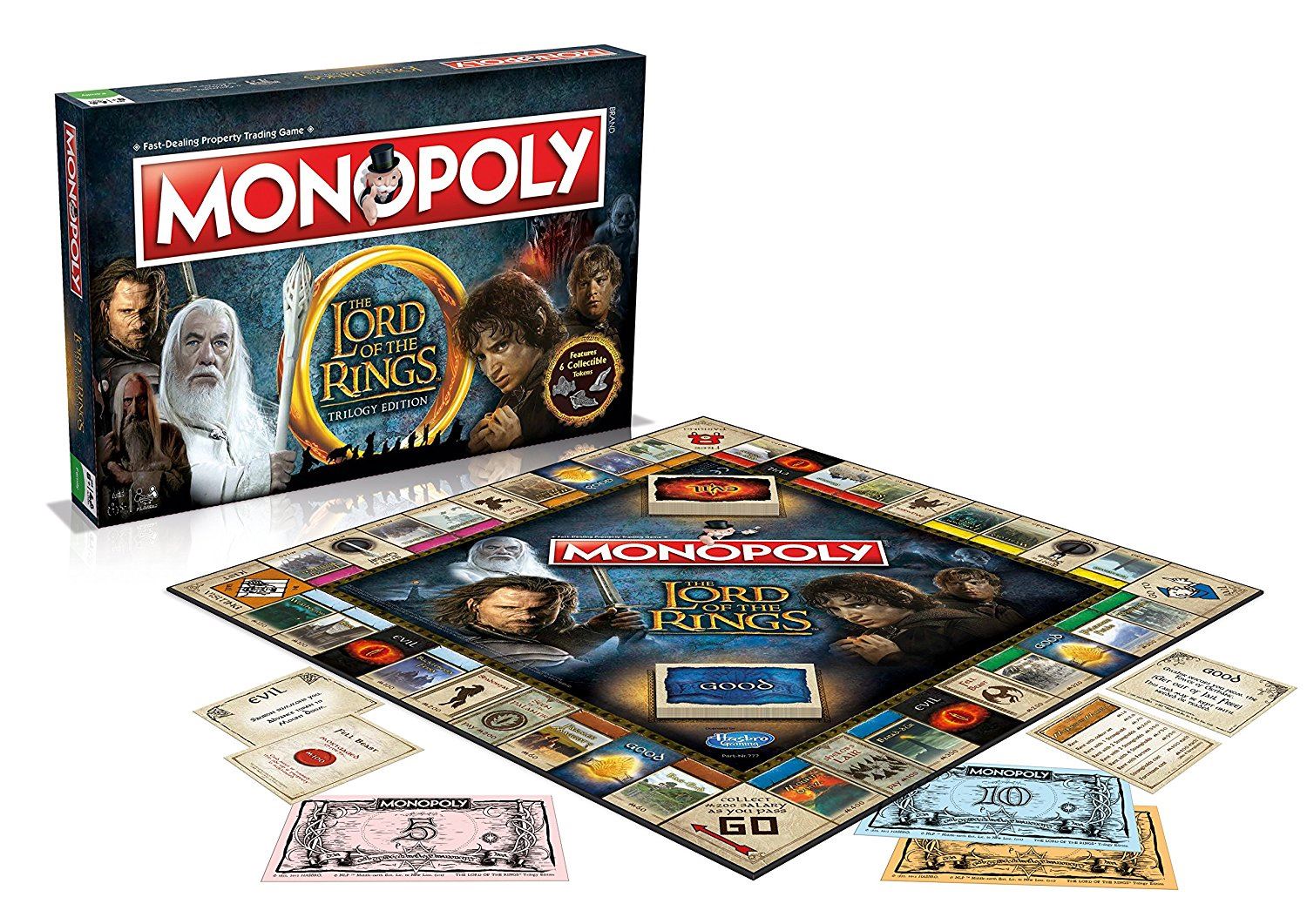 Seigneur Des Anneaux Trilogie Édition Monopoly Jeu De Société Familial