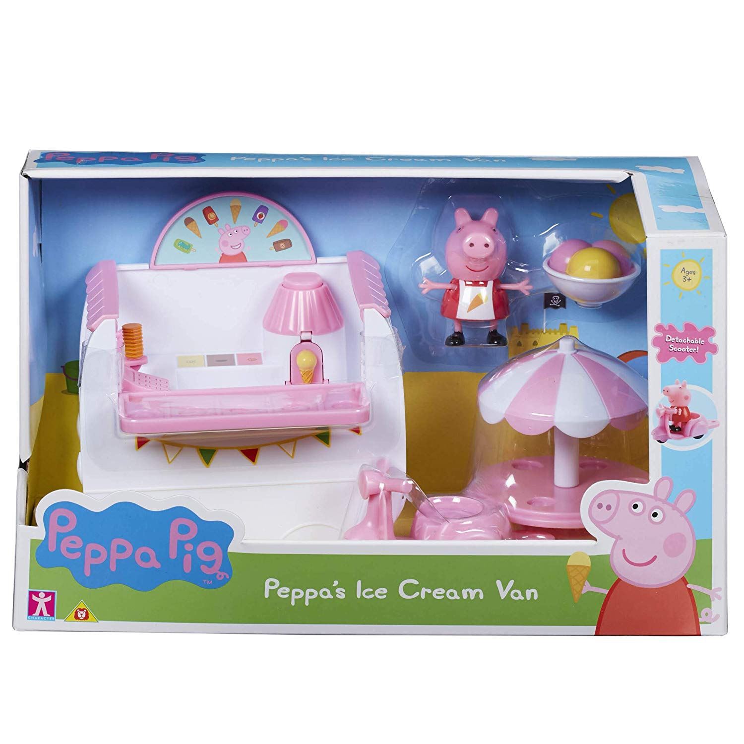 Peppa Pig Ice Cream Van Vehicle Playset 5029736062972 eBay