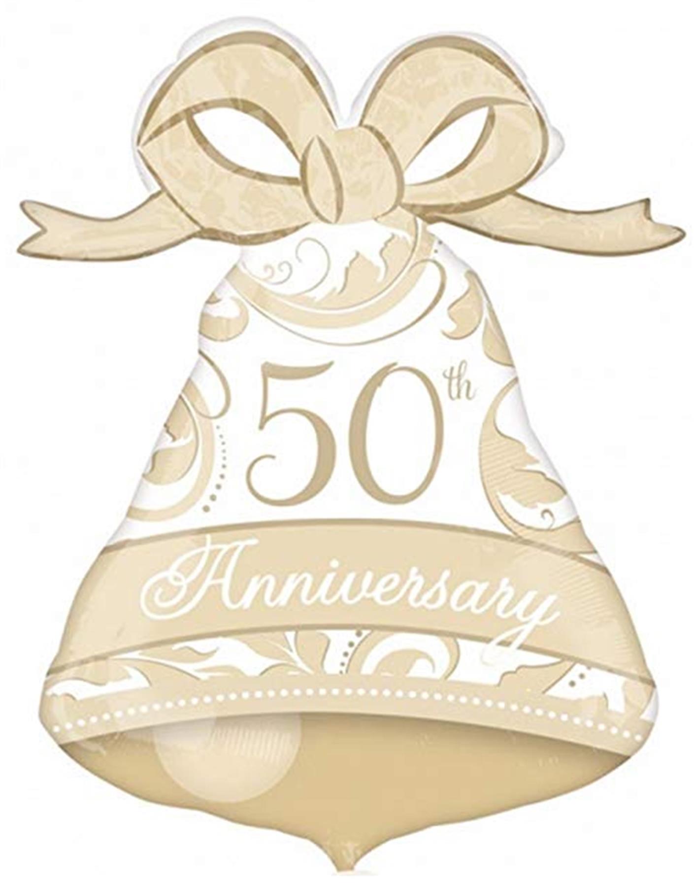 Globos de fiesta de celebración de 50 cumpleaños Amscan - Imagen 3 de 6