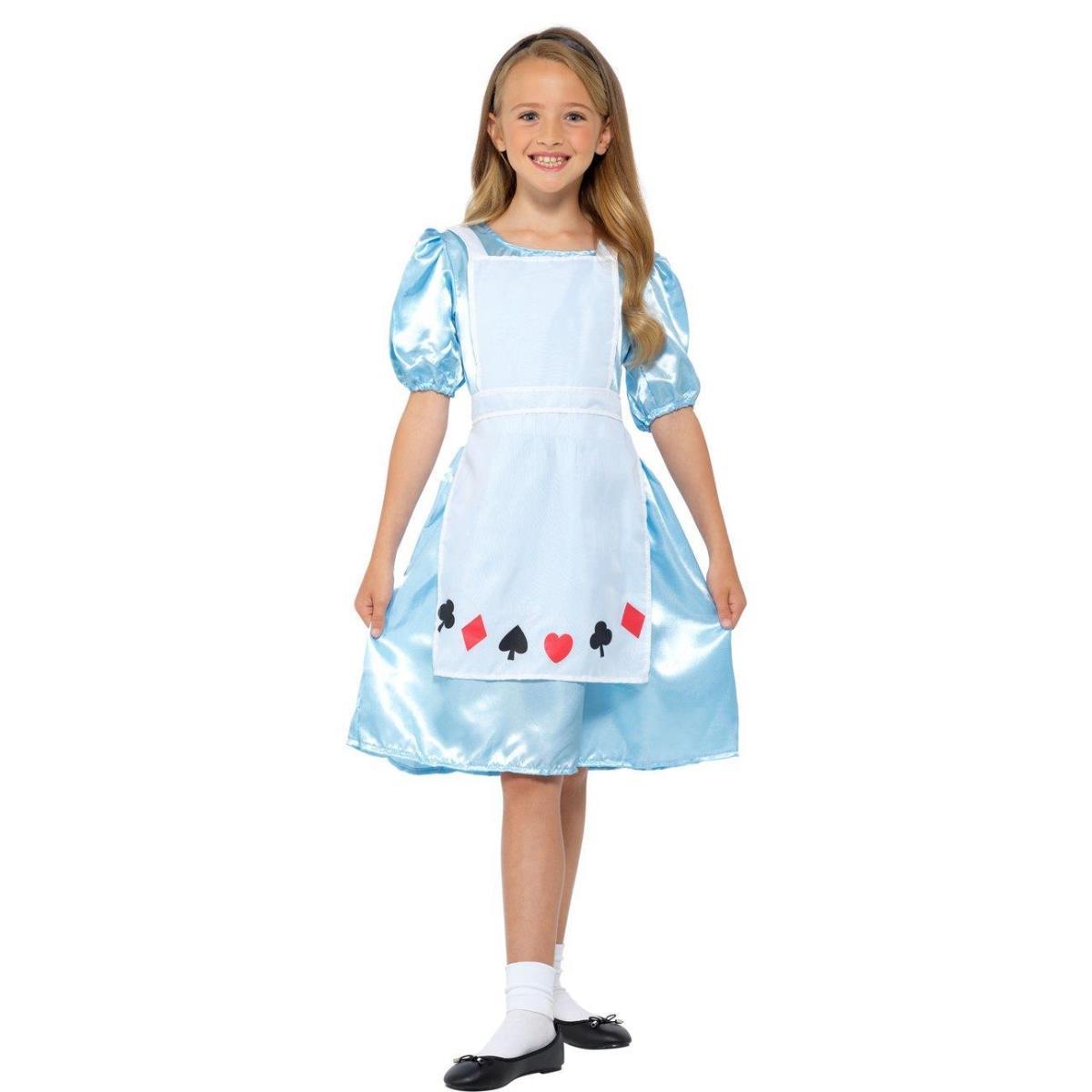Karnival Storybook Alice in Wonderland Girl's Fancy Dress Costume - Picture 8 of 8
