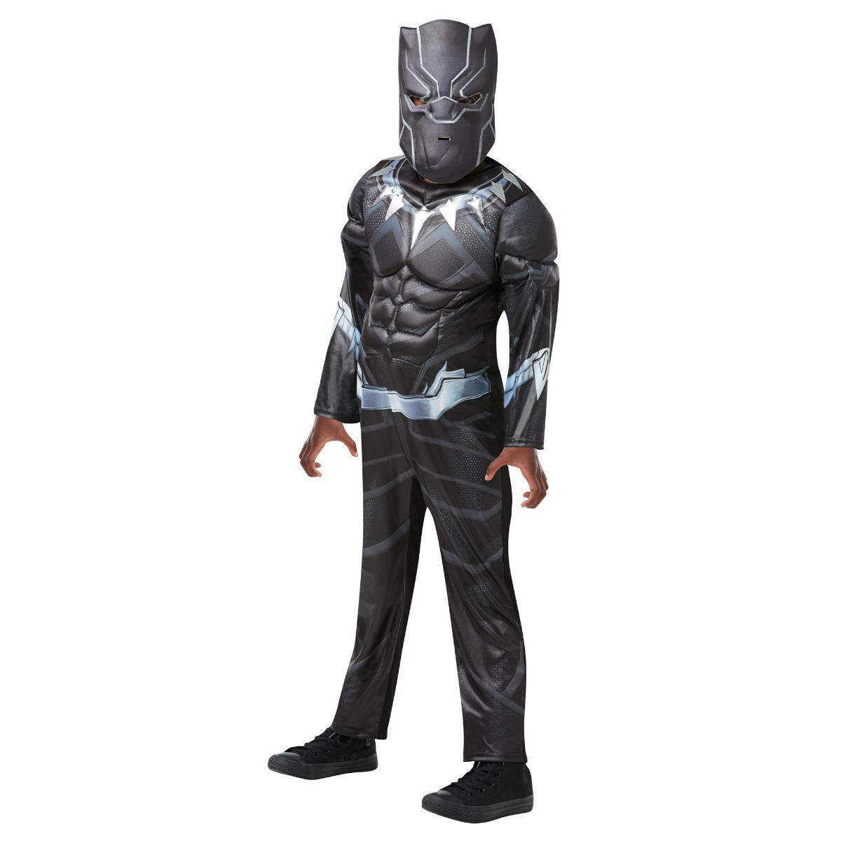 Rubies Black Panther Marvel Superhero Boy's Fancy Dress Costume - Picture 5 of 7