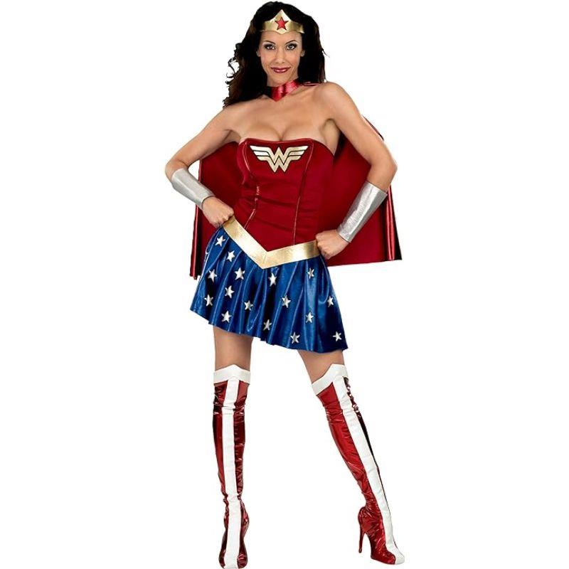 Rubie's Wonder Woman Secret Wishes Women' Superhero Fancy Dress Costume