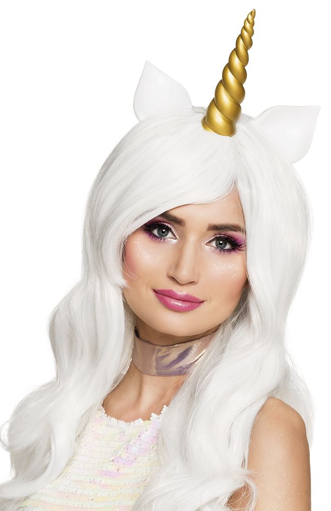 Unicorn Wigs Ladies Fantasy Fancy Dress Costume Accessory - Picture 5 of 5